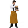 F24 Most Popular Designer Nutmeg Full Bistro Apron w/ Pocket